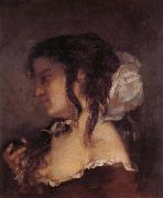 Courbet, Gustave La Reflexion painting